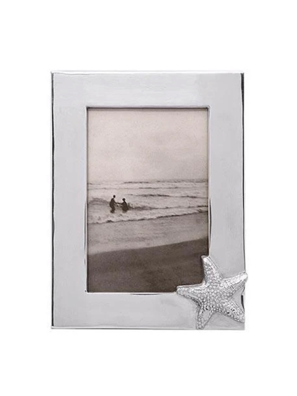 Mariposa Silver Starfish Accent Photo Frame